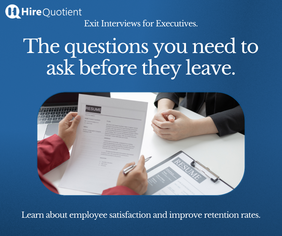 Exit Interview Questions for Executives
