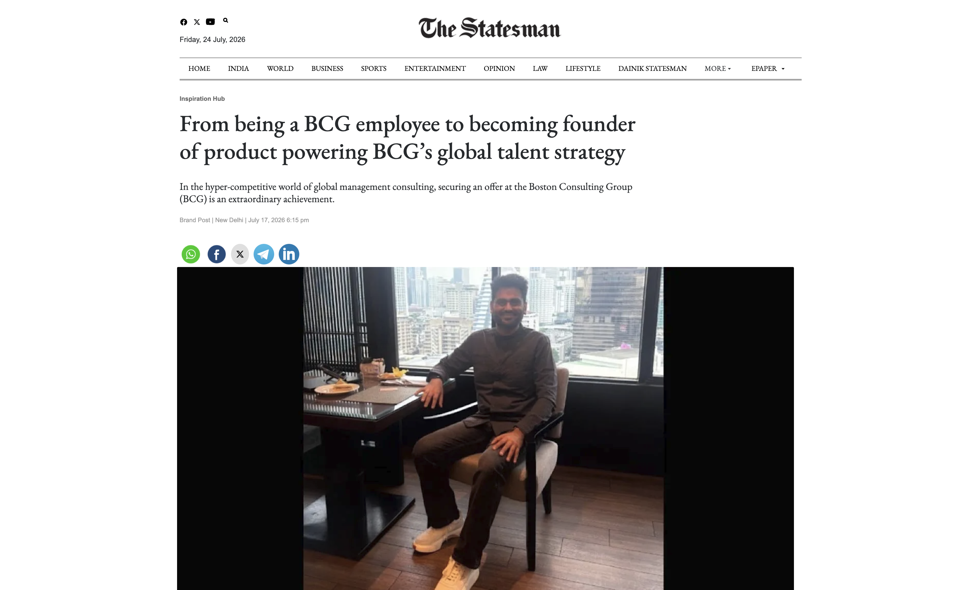 From Being a BCG Employee to Becoming Founder of a Product Powering BCG's Global Talent Strategy