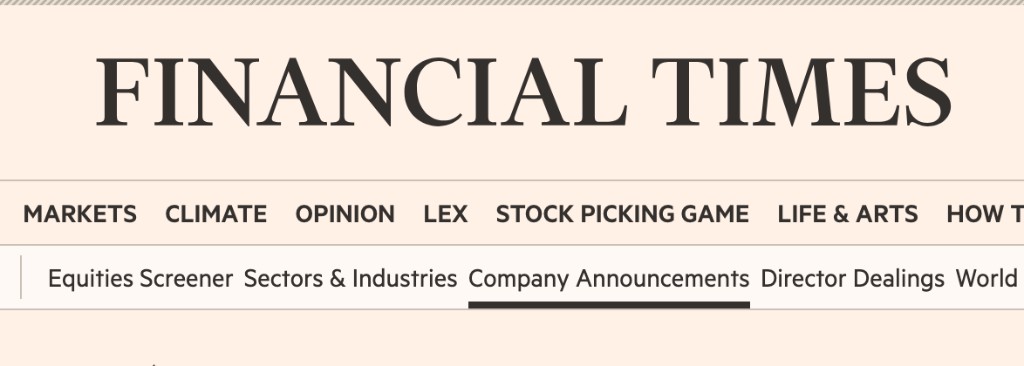 Financial Times article